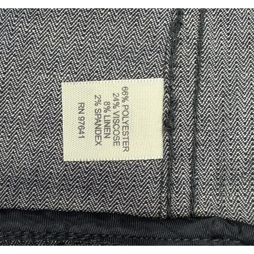 J Jill Jean Jacket Dark Denim Look Blazer Stretch Size Medium Comfy Workwear - Picture 7 of 8